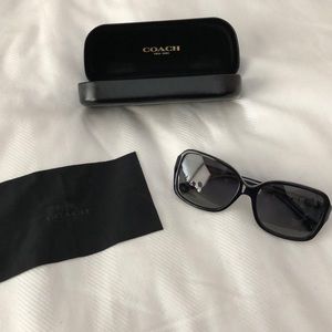 Coach black polarized sunglasses “Frances”